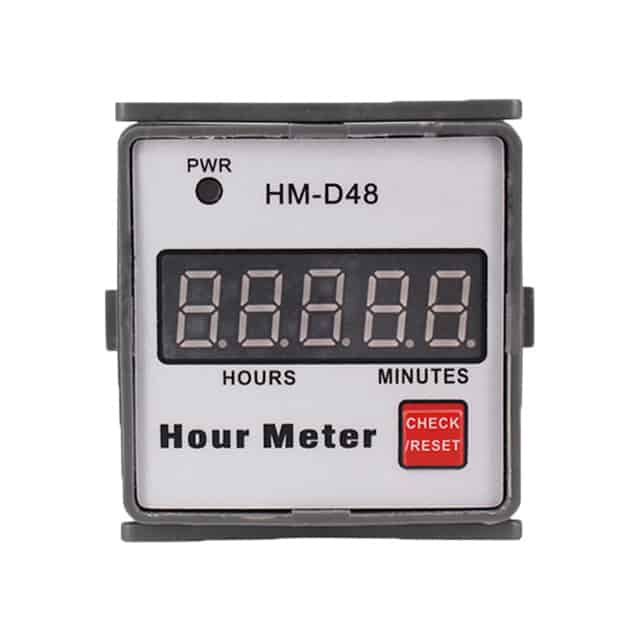 Lorentzzi digital hour meter HM-D48 hour meter digital display 0‑999.99h timer hourmeter AC220V, AC110V, DC12V, DC24V for motor equipment etc..