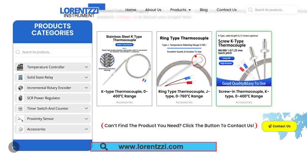 Lorentzzi temperature sensor products