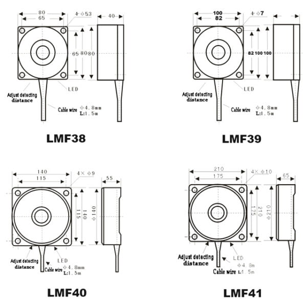 LMF40 inductive proximity sensor