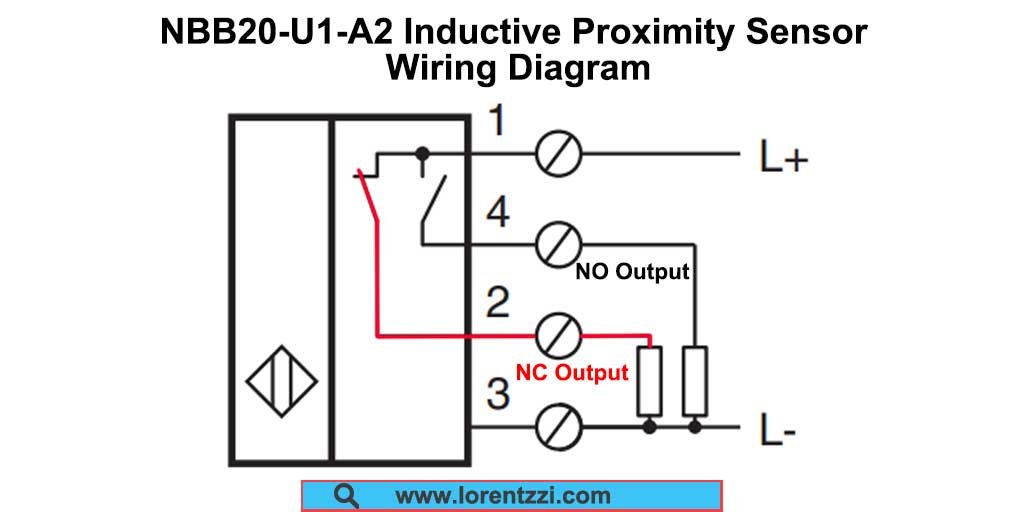 NBB20-U1-A2 Kare Endüktif Yakınlık Sensörü Bağlantı Şeması