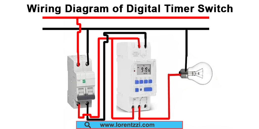 Wiring Diagram of Digital Timer Switch