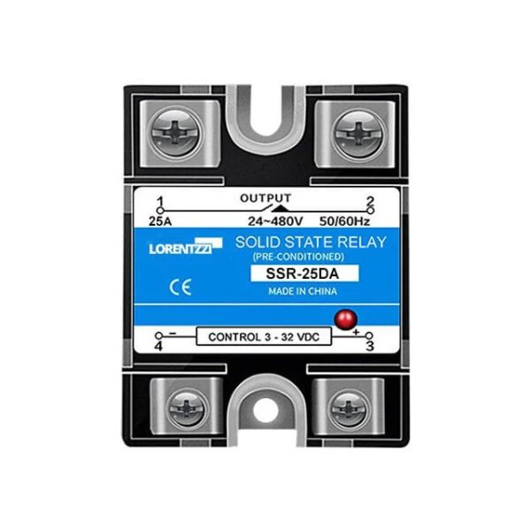 SSR-25DA Solid State Relay, DC To AC, 25A