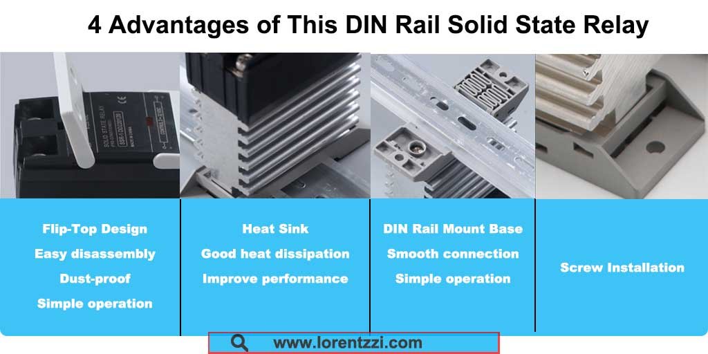 Advantages of DIN rail solid state relay