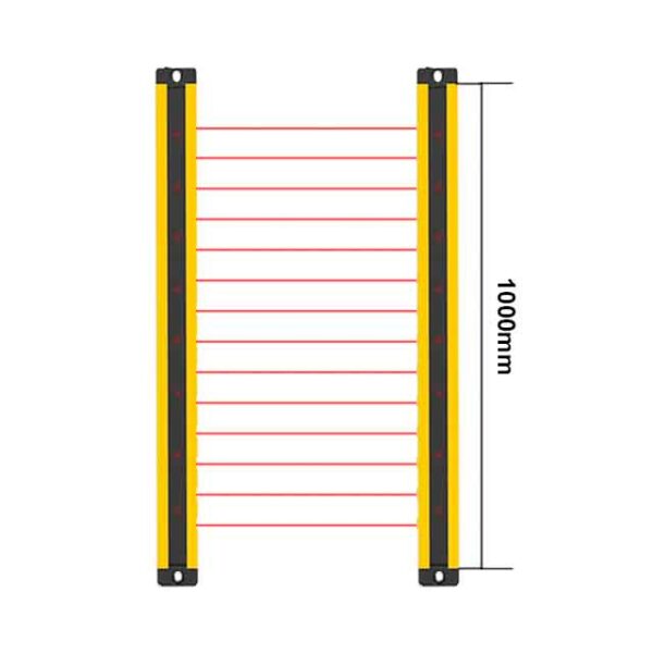 1000mm protection height safety light curtain-1