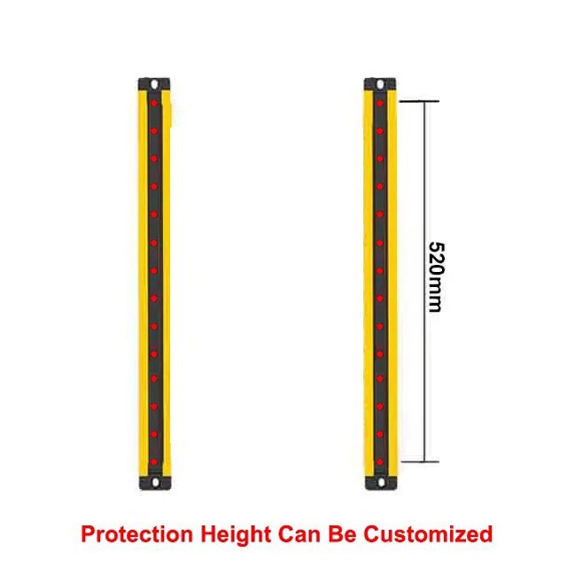 520 mm Protection Height Machine Guarding Light Curtain