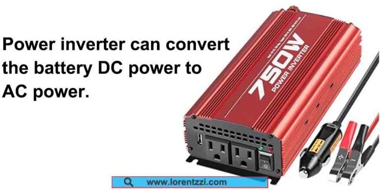 Use power inverter to convert DC power to AC power