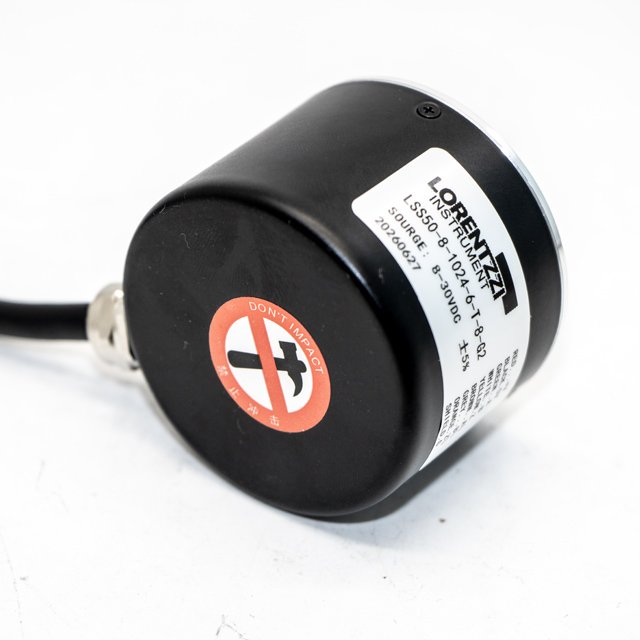 2500 PPR, OD 50 mm, Shaft 8 mm Optical Incremental Rotary Encoder