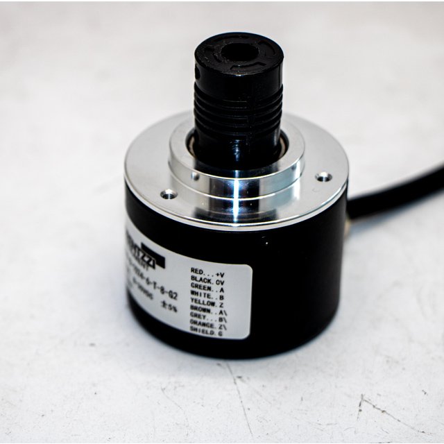 2500 PPR, OD 50 mm, Shaft 8 mm Optical Incremental Rotary Encoder