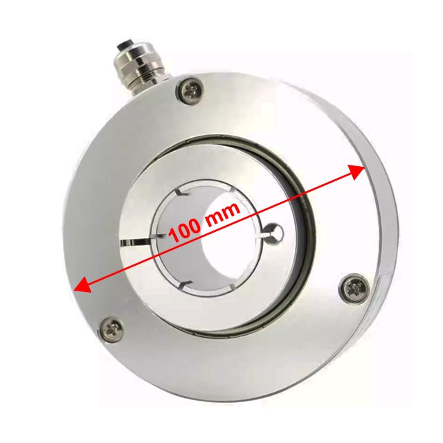600 PPR Encoder, Hollow Shaft Large Bore Encoder