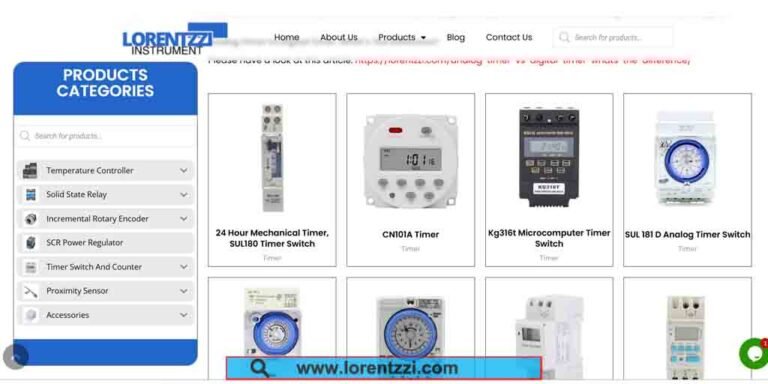 Lorentzzi analog and digital timers category