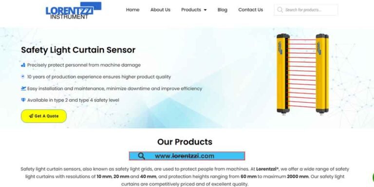 Lorentzzi safety light curtain manufacturer