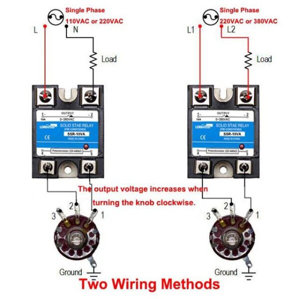 Solid state voltage regulator(SSVR) wiring diagram