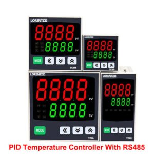 RS485 Temperature Controller, SSR+Relay Output, 100-240VAC