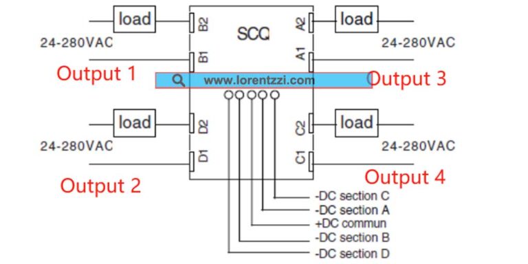 four phase solid state relays wiring diagram