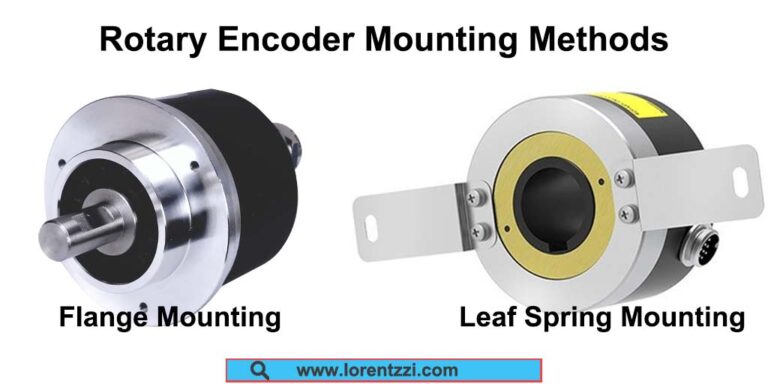 Rotary encoder mounting methods