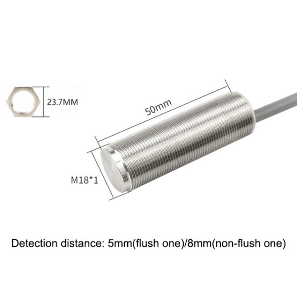 Full metal inductive proximity sensor-4