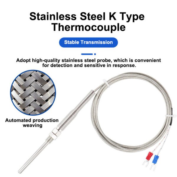 Lorentzzi stainless steel material K type thermocouple