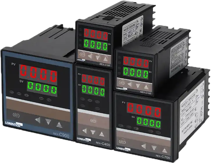 REX-C100, REX-C400, REX-C410, REX-C700, REX-C900 digital PID temperature controller photos