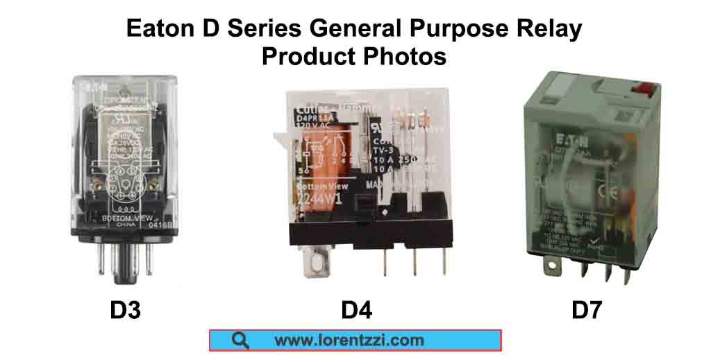Eaton D series general purpose relay product photos