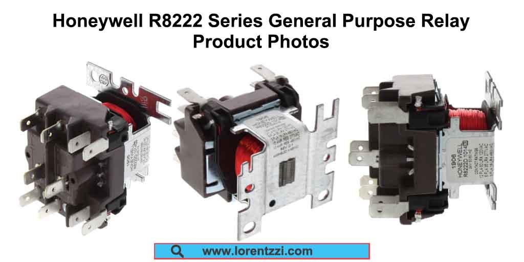 Honeywell R8222 general purpose relay product photos