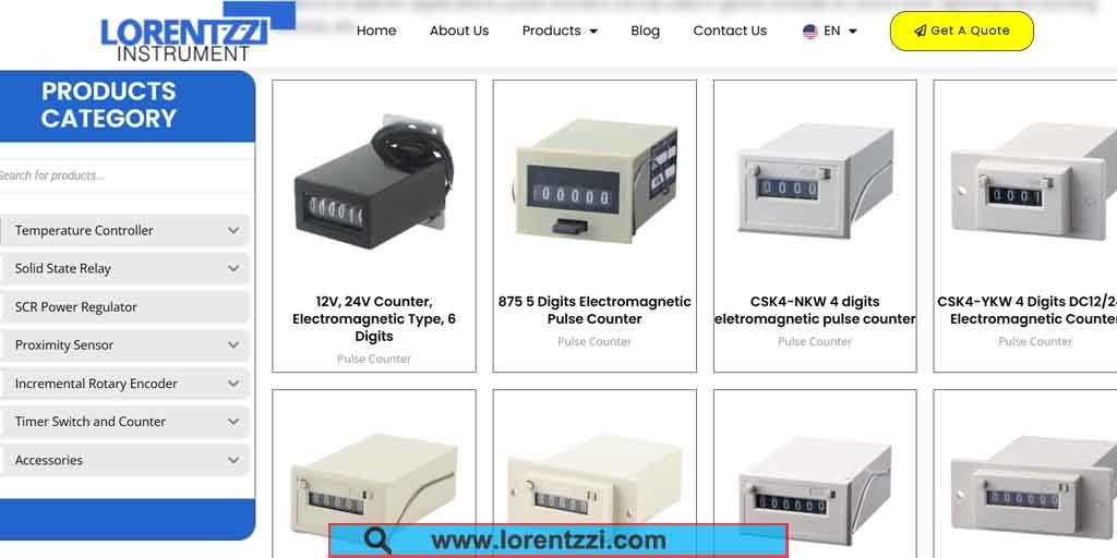 مورد العدادات الكهرومغناطيسية Lorentzzi