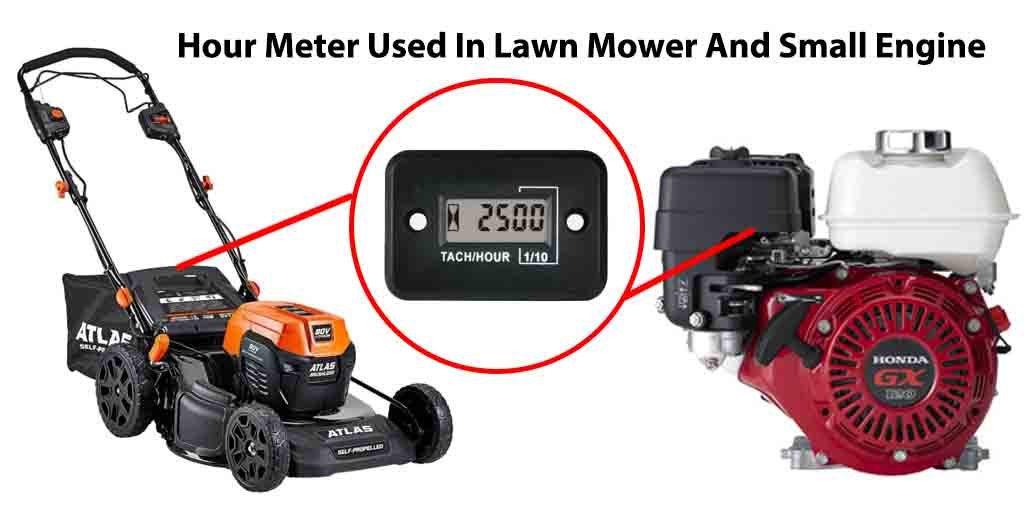 Hodômetros para cortadores de grama e motores pequenos