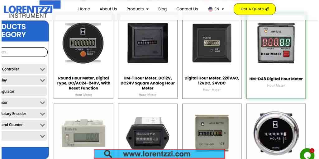 Hodômetros Lorentzzi em diferentes formatos
