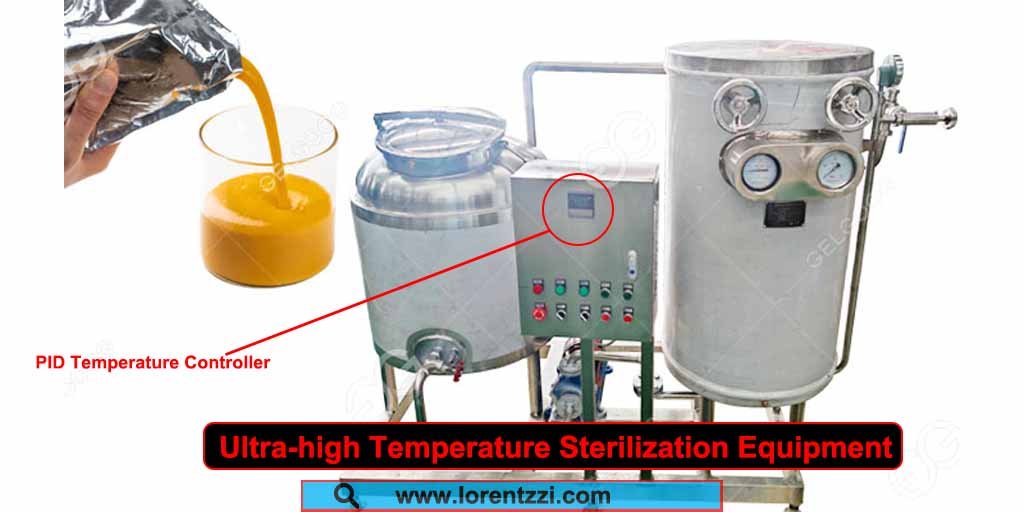 Controlador de temperatura utilizado en la esterilización de fluidos a alta temperatura
