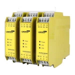 Safety light curtain relay