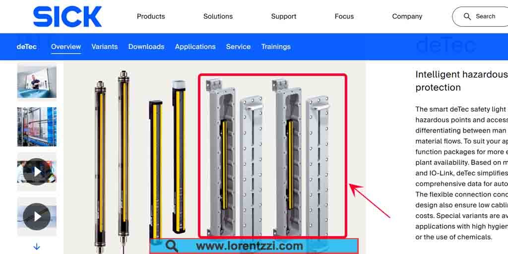 Sick explosion-proof safety light curtain
