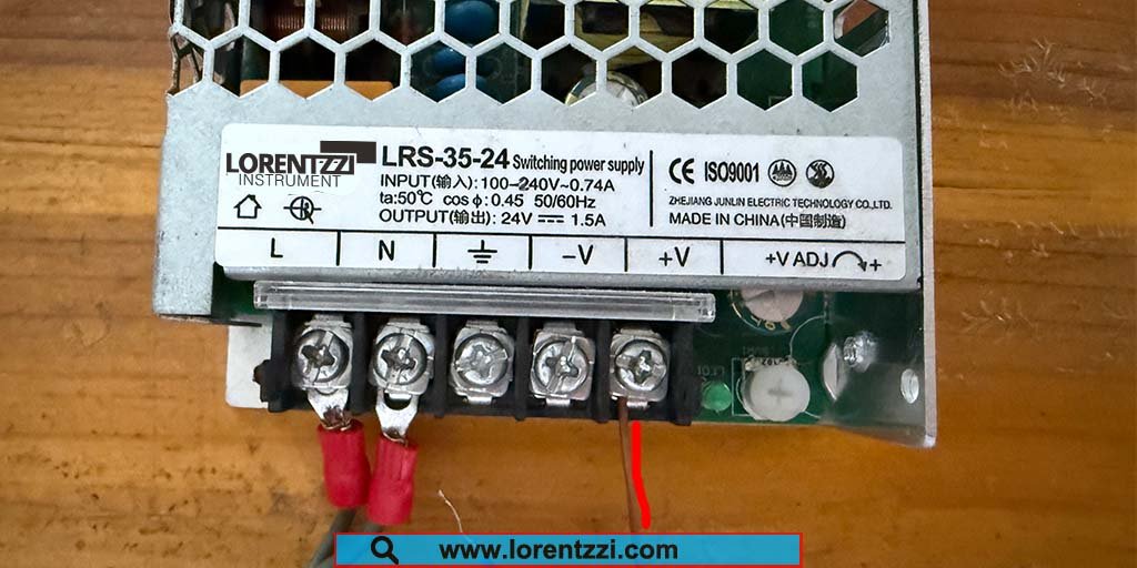 Step 2 Connect the brown wire to the positive terminal of the SMPS